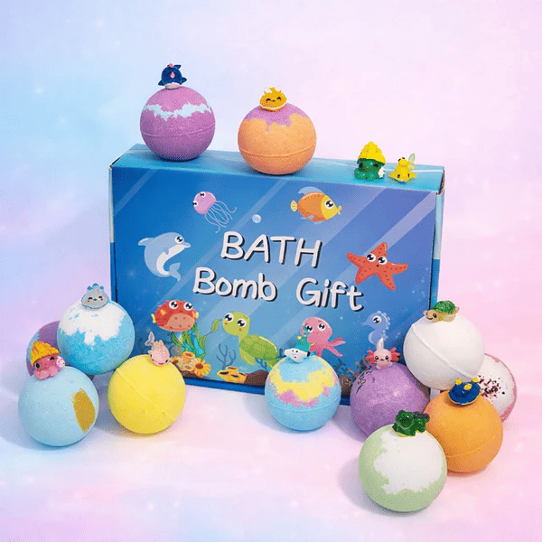Magic Kids Surprise Bath Bombs – 12 Pack - Puptex Store