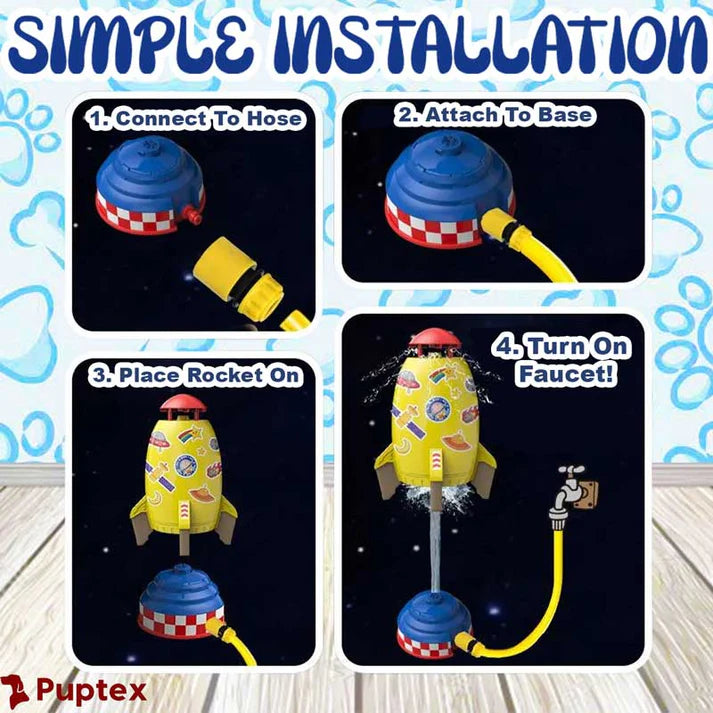 Splash Rocket™ - Interactive Dog Toy