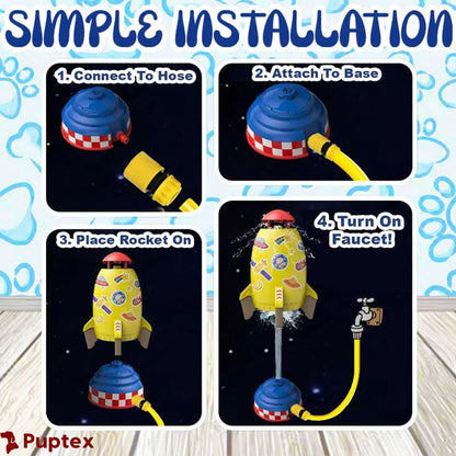 Splash Rocket™ - Interactive Dog Toy