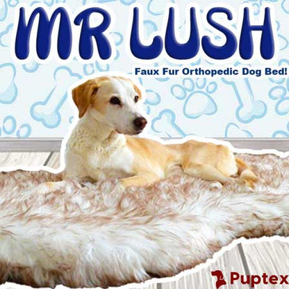 Mr. Lush - Faux Fur Orthopedic Bed - Puptex Store