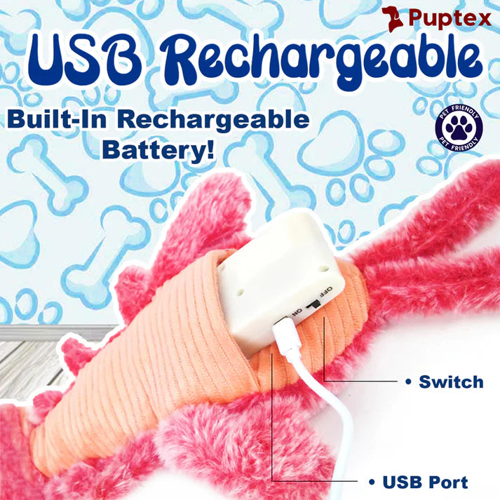 Lucky Lobster™ - Interactive Dog Toy